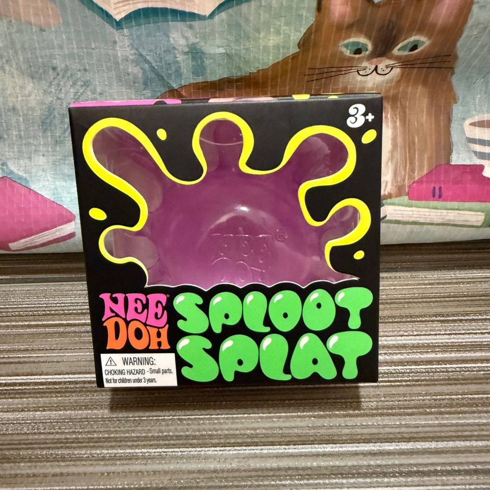 Schylling NeeDoh Sploot Splat Purple Squishy Stretchy Fidget Toy SplootSplat